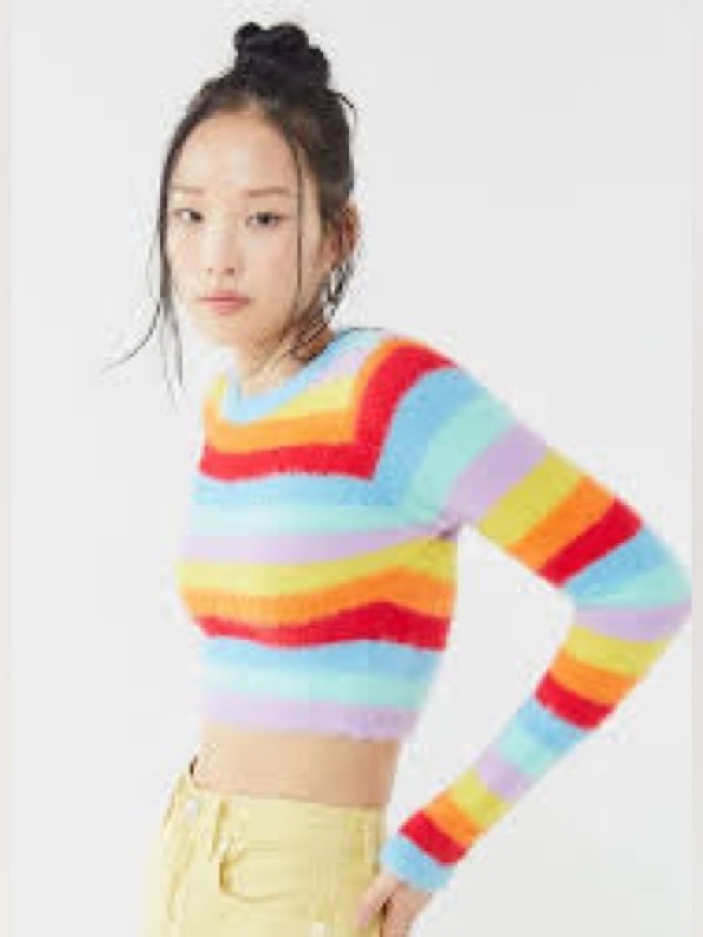 Akira Multicolor Fury Sweater Sz S